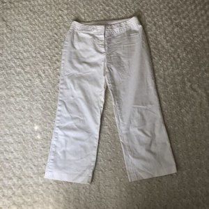 Oscar De La Renta White Pants Size 6 SU505 3002